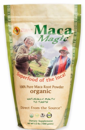 Maca Magic Organic Pure Maca Root Powder Perspective: front