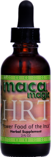 Maca Magic HRT Power Food Supplement Perspective: front