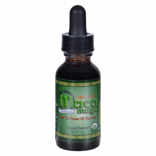 Organic Maca Magic Liquid Extract - 1 fl oz Perspective: front