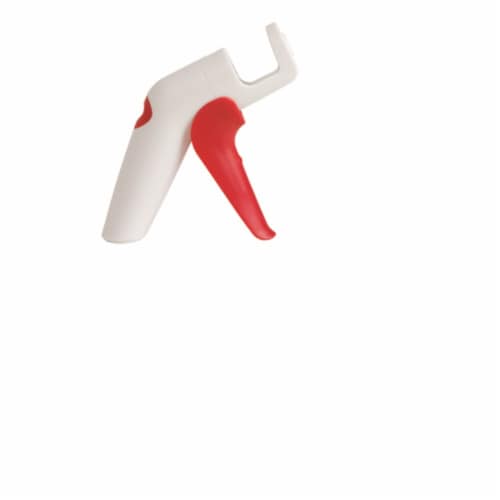 Chef N QuickPit Cherry &amp; Olive Pitter Plastic - Red &amp; White Perspective: front