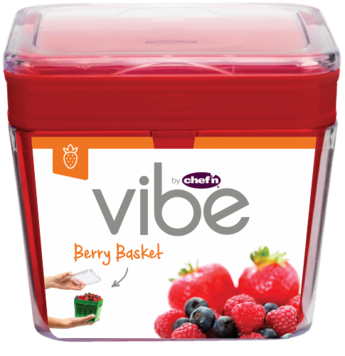 Vibe by Chef'N Berry Basket - Red Perspective: front