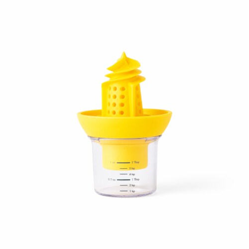 Vibe Citrus Reamer - Yellow/Clear Perspective: front