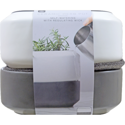 Chef'n Self Watering Herb Pot Perspective: front