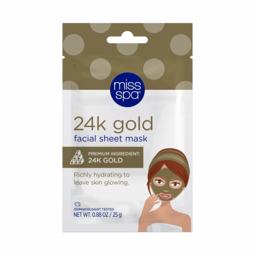 Lære udenad søm cigar Miss Spa 24K Gold Facial Sheet Mask, 1 ct - Kroger