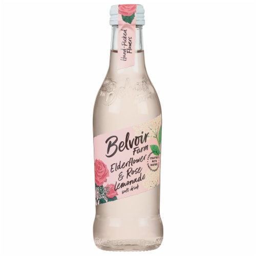 Belvoir Elderflower & Rose Lemonade Perspective: front