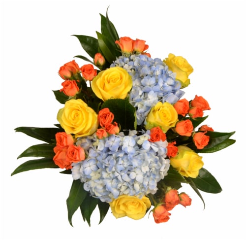 Rose Hydrangea Bouquet Perspective: front