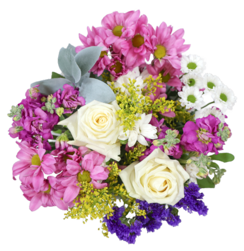 Mother's Day Love's Embrace Fresh Flower Bouquet Perspective: front
