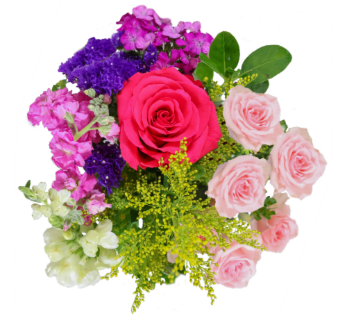 Butterfly Fresh Flower Bouquet Perspective: front
