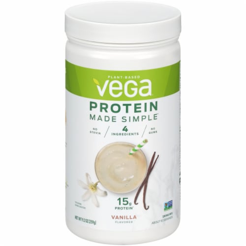 Vega Protein Made Simple Vanilla Drink Mix Perspective: front