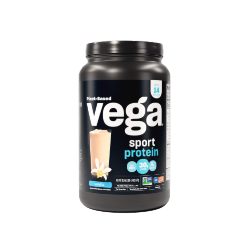 Vega® Sport Vanilla Protein Powder Perspective: front