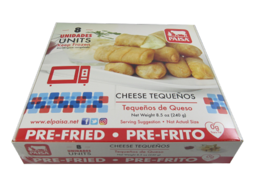 Paisa® Pre-Fried Cheese Tequenos Perspective: front
