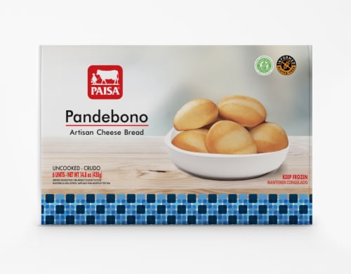 Paisa® Pandebono Artisan Cheese Bread Perspective: front