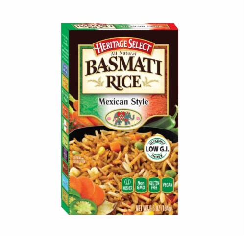 Heritage Select Mexican Style Basmati Rice Perspective: front