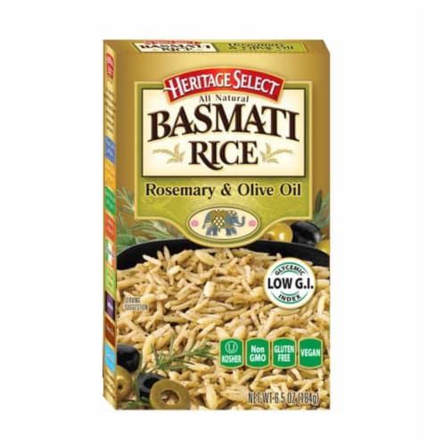 Heritage Select Rosemary & Olive Oil Basmati Rice Perspective: front