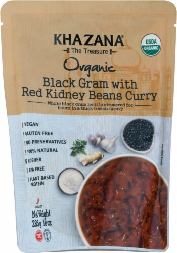 Khazana Organic Black Gram with Red Kidney Beans Curry Perspective: front