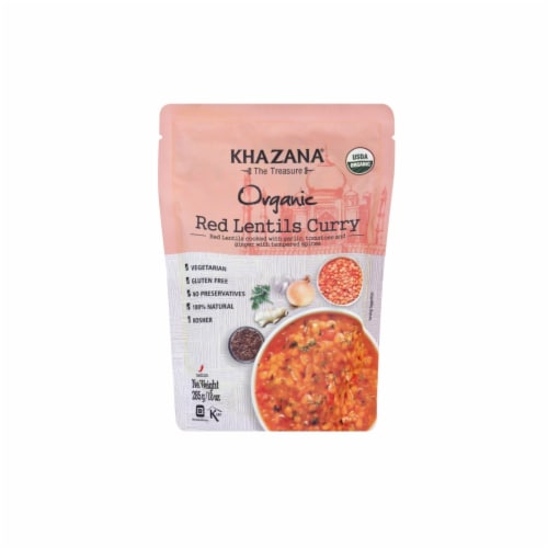 Khazana Organic Red Lentils Curry Perspective: front