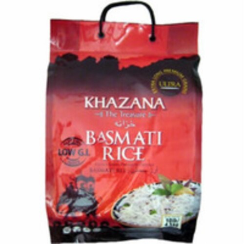Khazana Ultra Extra-Long Basmati Rice Perspective: front