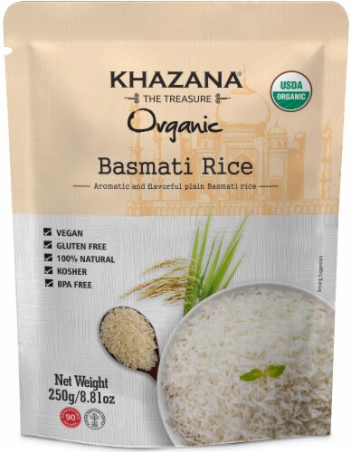 Khazana® Organic Basmati Rice Perspective: front