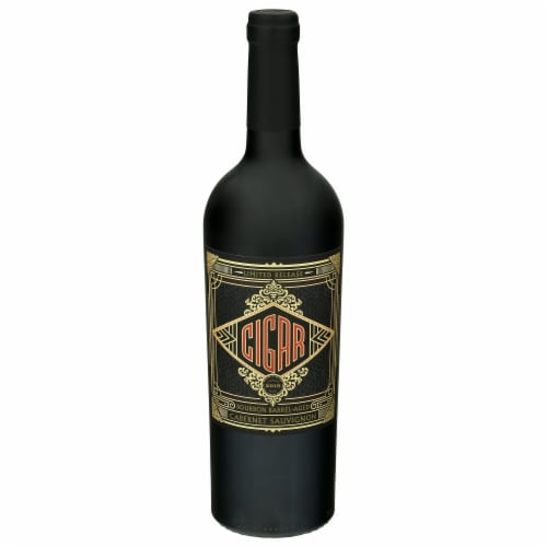 Cosentino Winery Cigar Bourbon Barrel Aged Cabernet Sauvignon Red Wine Perspective: front