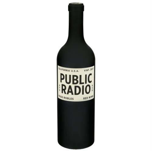 Grounded Wine Co. Public Radio Red Blend Red Wine Perspective: front