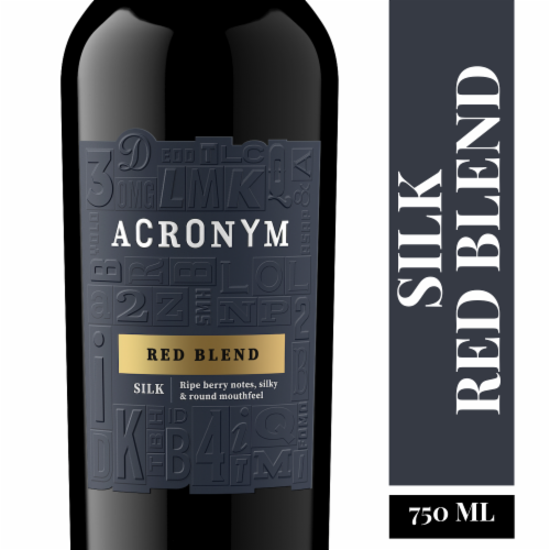 Acronym SILK Red Blend California Wine Perspective: front