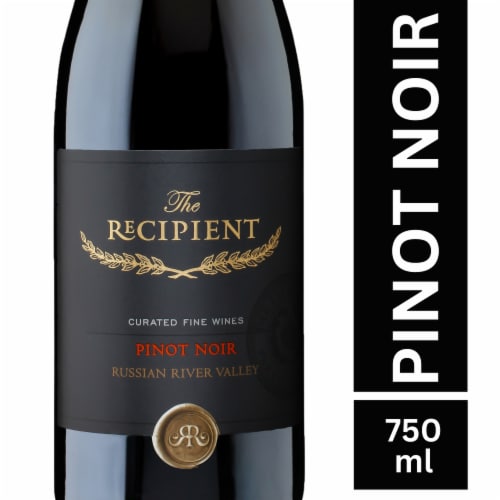 The Recipient Pinot Noir Red California Wine Perspective: front