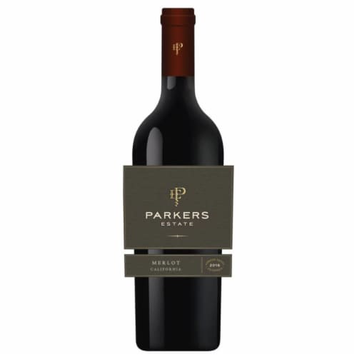 Parkers Estate Merlot Red Wine Perspective: front