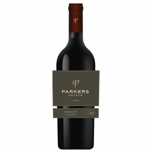 Parkers Estate Merlot Red Wine Perspective: front