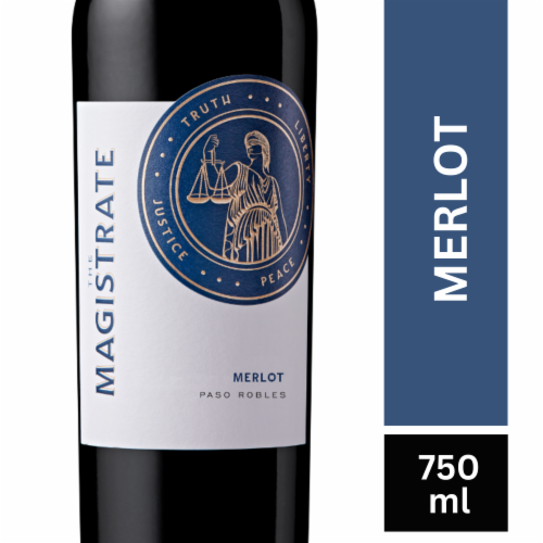 Magistrate Merlot Red Wine Perspective: front