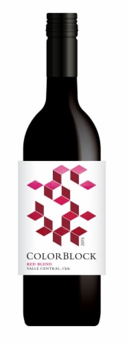 Color Block Red Blend Perspective: front