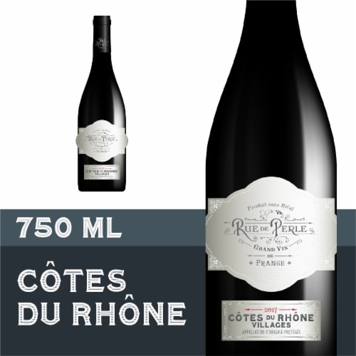 Rue De Perle Cotes-Du-Rhone Village Red Wine Perspective: front