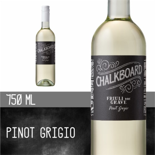 Chalkboard Pinot Grigio Perspective: front