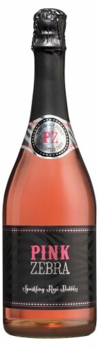 Pink Zebra Pink Sparkling Wine Perspective: front
