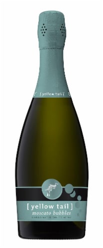 Yellow Tail Moscato Bubbles Carbonated White Wine Perspective: front