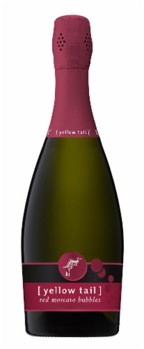 Yellow Tail Red Moscato Bubbles Perspective: front