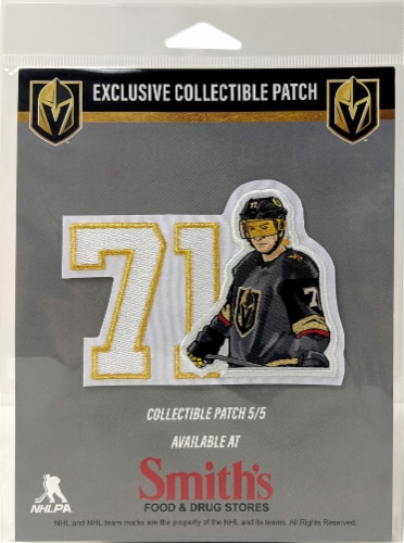 Vegas Golden Knights #71 William Karlsson Emblem Perspective: front