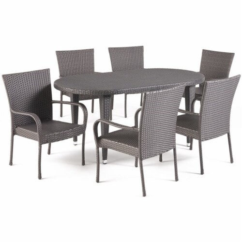 Noble house 2025 stackable wicker chairs
