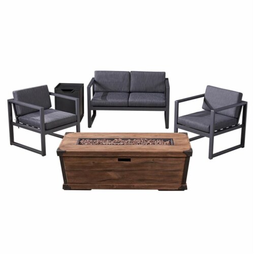3 piece fire sales pit chat set