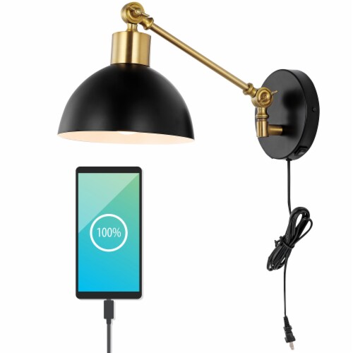 JONATHAN Y Modern Lisa LED Sconce 9 x 8 x 18 Harris Teeter
