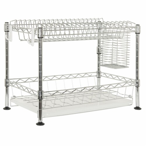 HAPPIMESS Brooklyn Adjustable Dish Rack 21.7 x 9.8 x 13 Mariano s