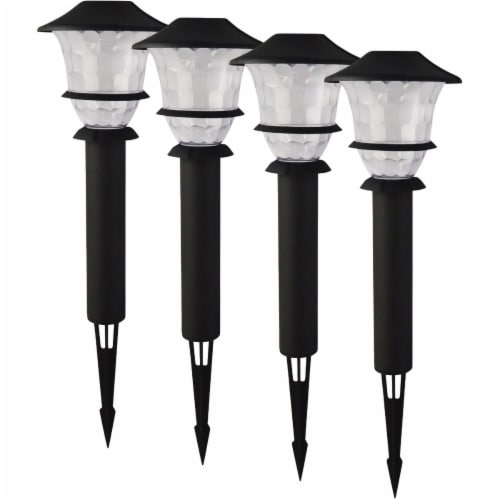 Stonepoint LED Lighting Black Metal 4 Light 300 Lumen Path Light