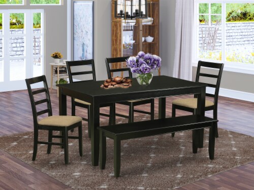 Nice 6 piece cushioned dining set sale