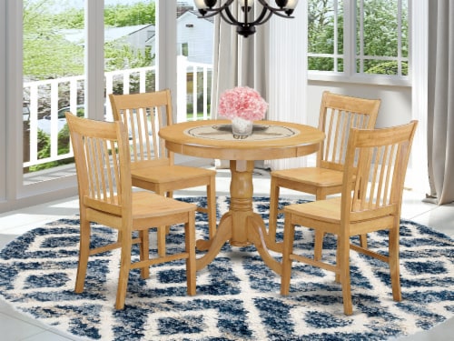 5 PC Dinette Table set - Dining Table for small spaces and 4