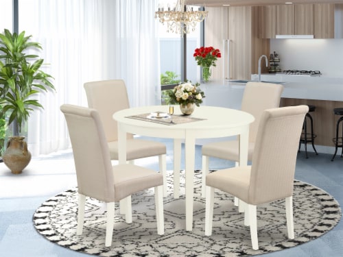 Round kitchen table with on sale four chairs