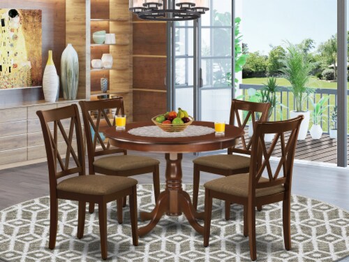Double x back top dining chairs