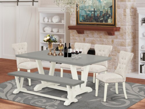 White table bench seat deals