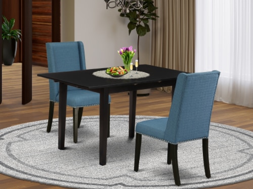 Black nailhead sales dining chairs