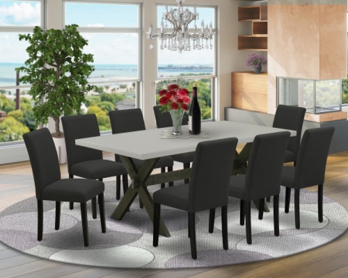 9 piece kitchen table and chair