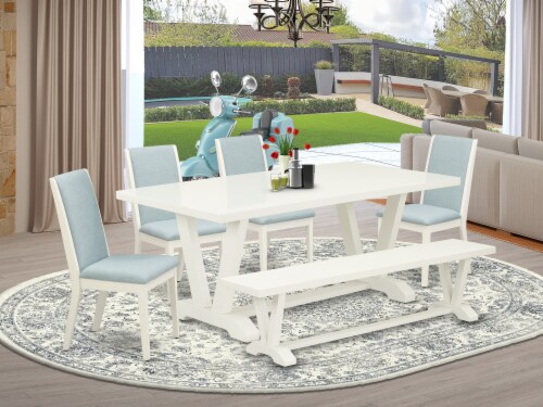 Blue dining bench 2025