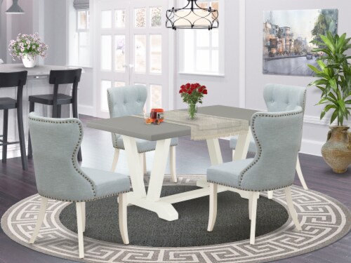 4 white sales kitchen chairs